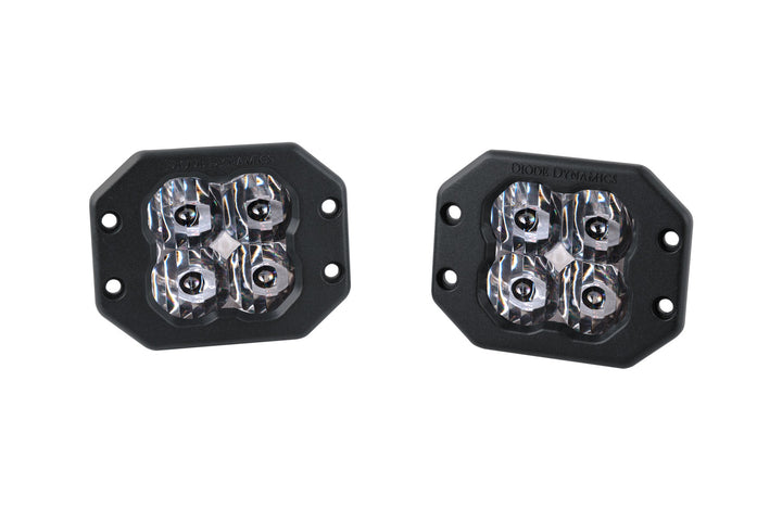 SS3 SAE/DOT White Sport Flush Mount LED Pods