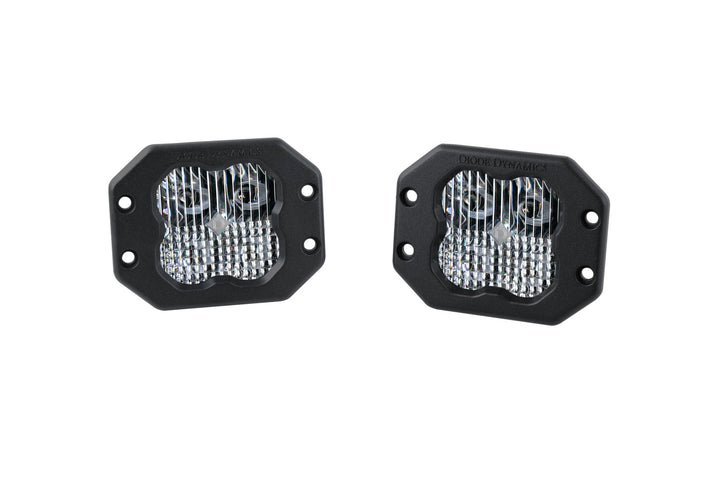 SS3 SAE/DOT White Sport Flush Mount LED Pods