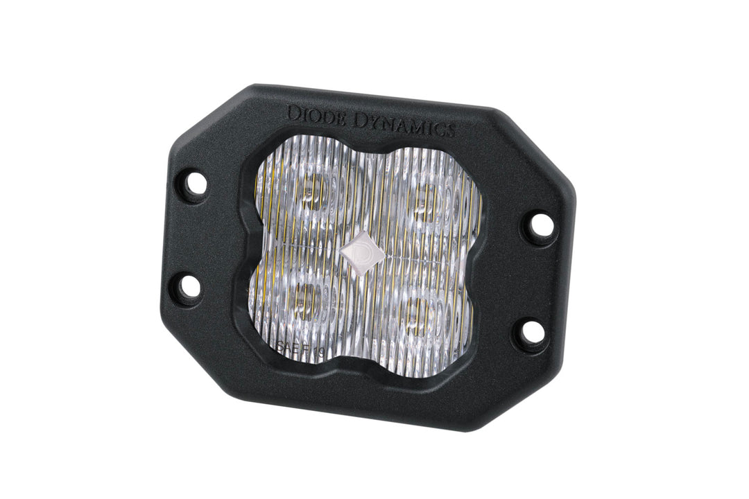 SS3 SAE/DOT White Pro Flush Mount LED Pods
