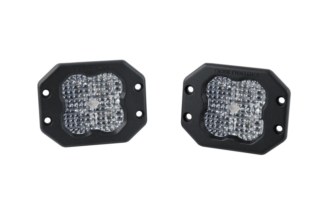 SS3 SAE/DOT White Pro Flush Mount LED Pods