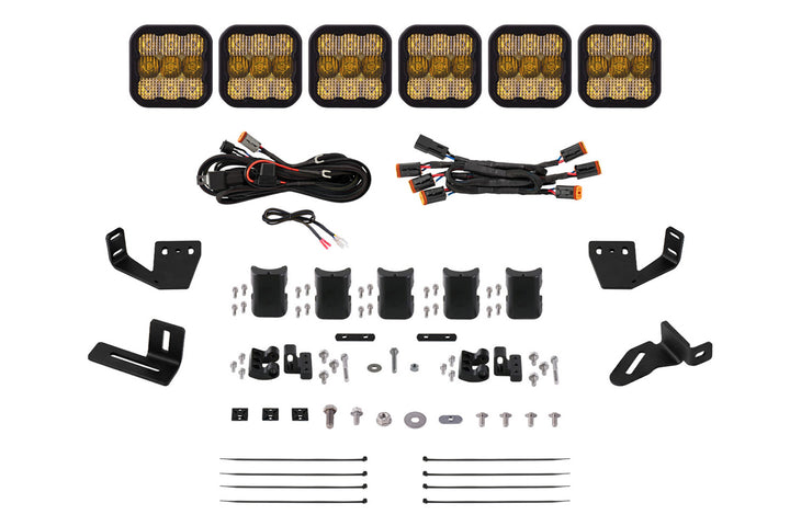 SS5 CrossLink Lightbar Kit for Prinsu/Sherpa Roof Racks