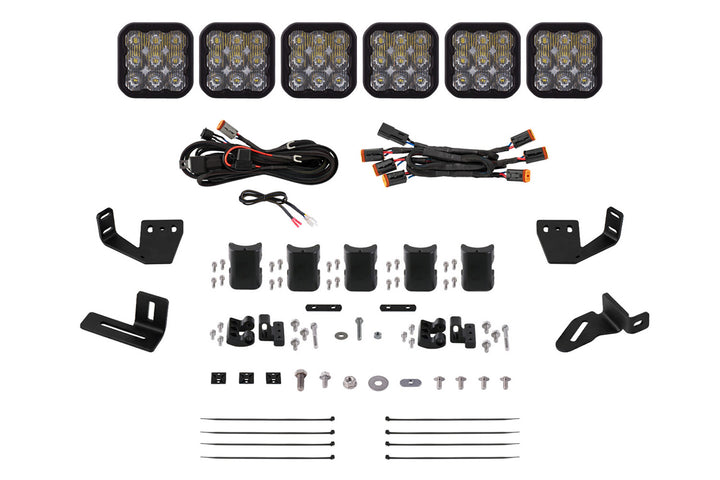 SS5 CrossLink Lightbar Kit for Prinsu/Sherpa Roof Racks