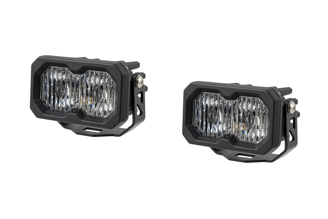 C2 2.0 SAE/DOT White Sport LED Pods