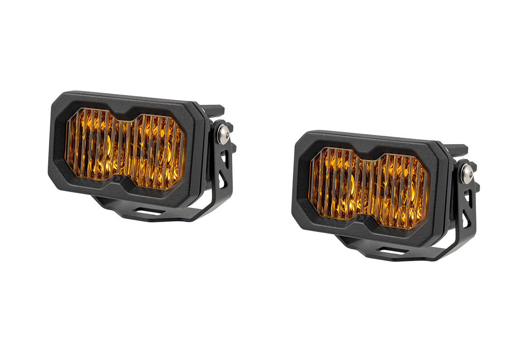C2 2.0 SAE Yellow Sport LED Pods