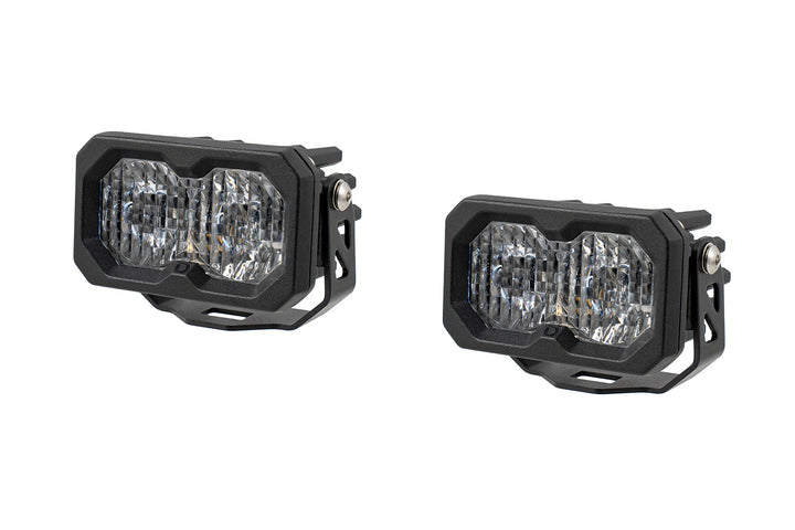 C2 2.0 SAE/DOT White Sport LED Pods