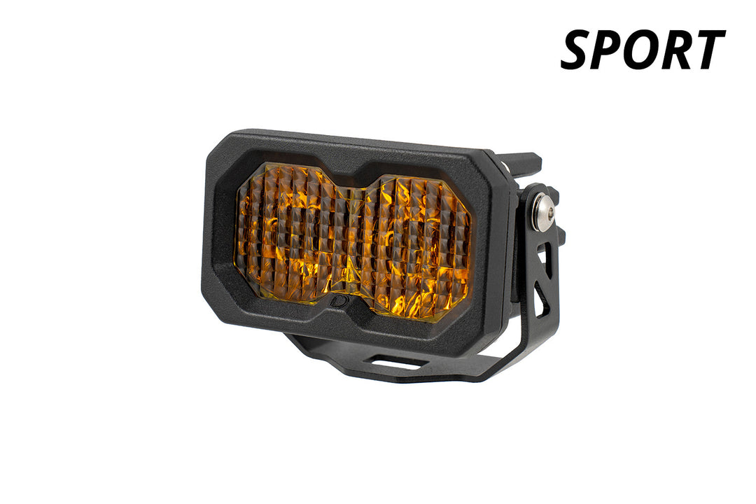 C2 2.0 SAE Yellow Sport LED Pods