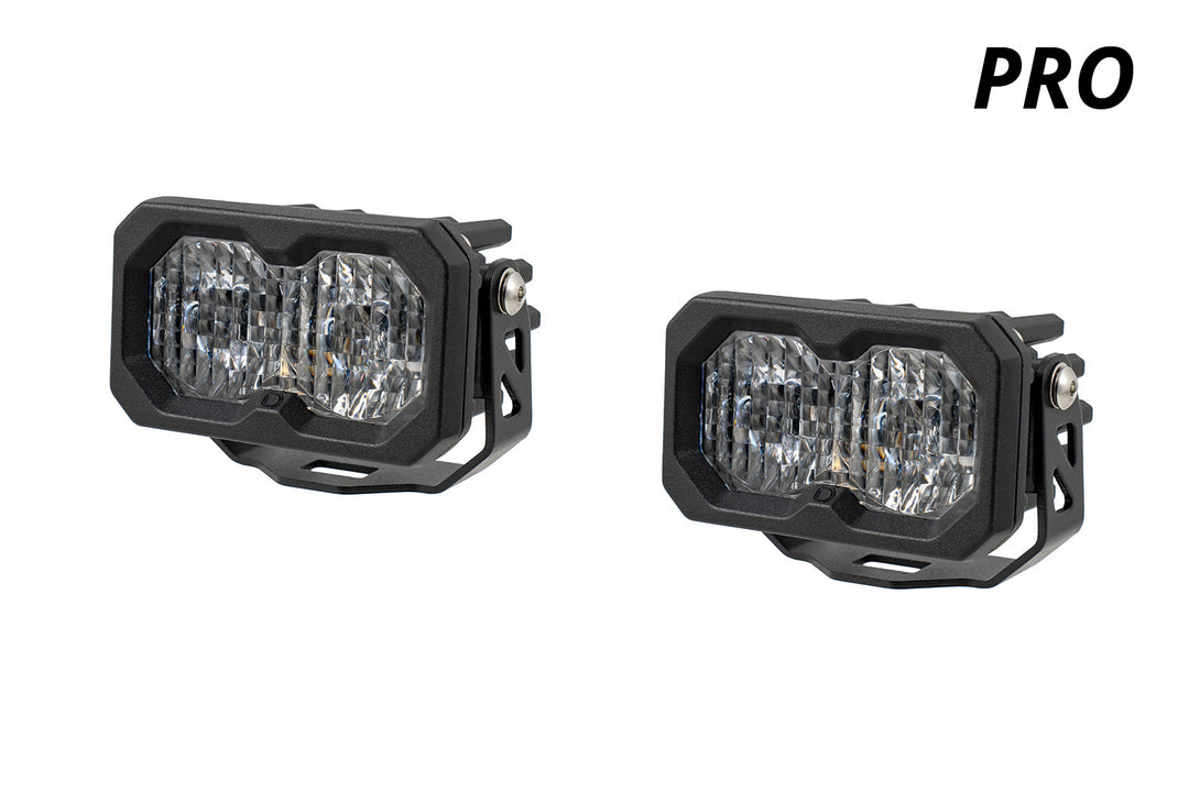 C2 2.0 SAE/DOT White Pro LED Pods
