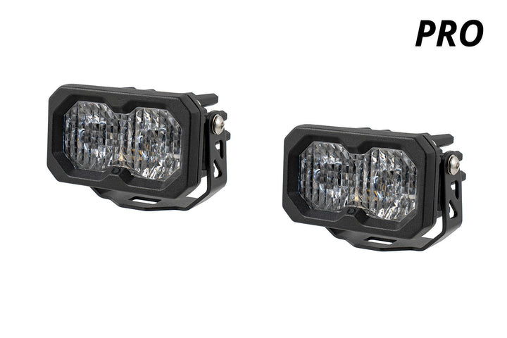 C2 2.0 SAE/DOT White Pro LED Pods