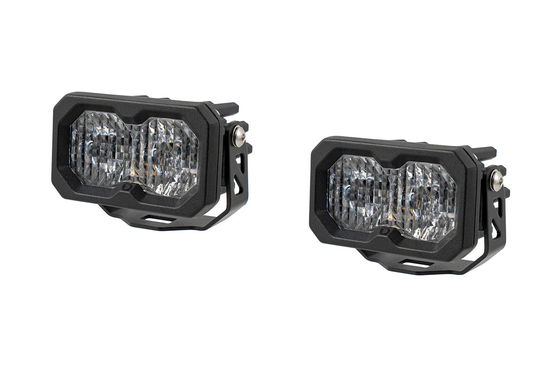 C2 2.0 SAE/DOT White Pro LED Pods
