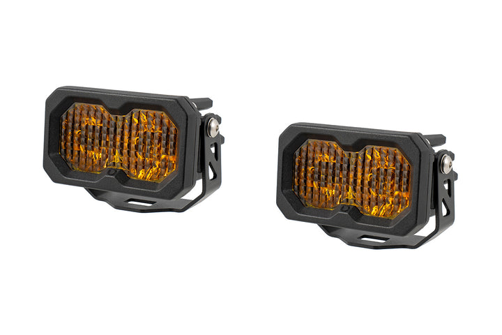 C2 2.0 SAE Yellow Pro LED Pods