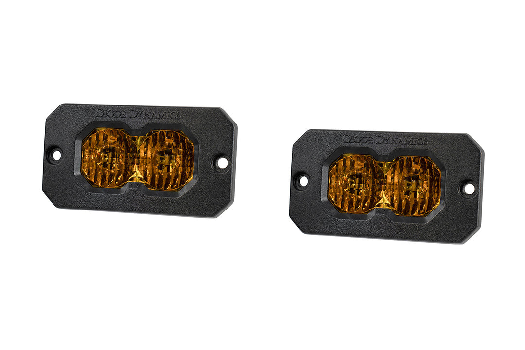 C2 2.0 Yellow Sport Flush Mount LED Pods