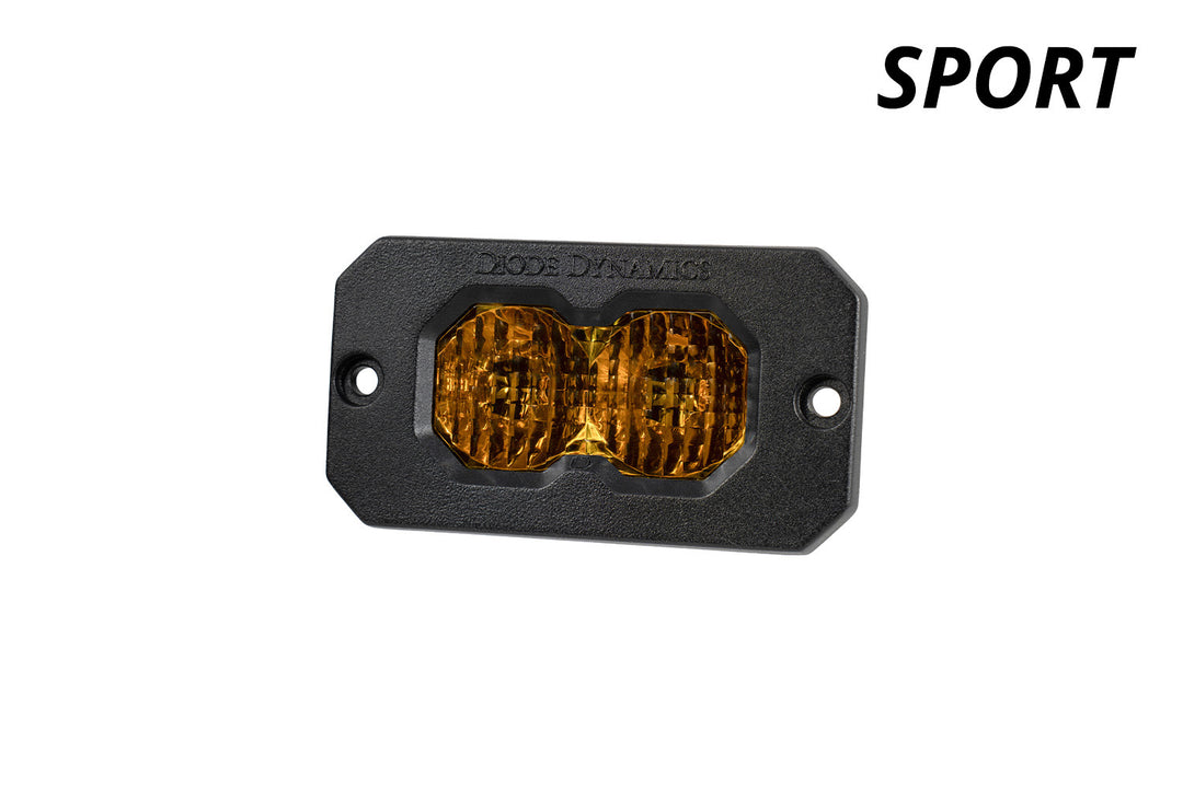 C2 2.0 Yellow Sport Flush Mount LED Pods