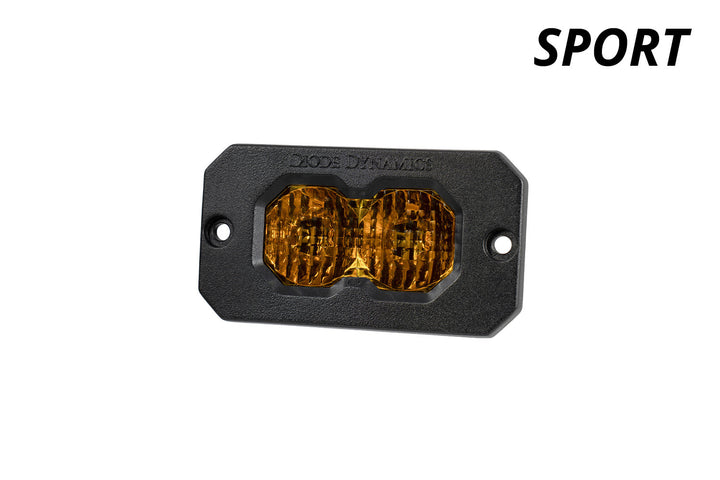 C2 2.0 Yellow Sport Flush Mount LED Pods