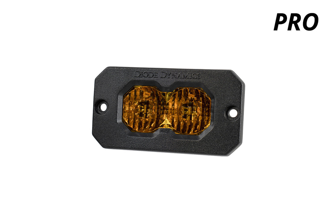 C2 2.0 Yellow Pro Flush Mount LED Pods