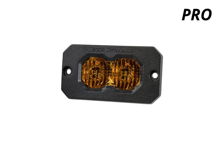 C2 2.0 Yellow Pro Flush Mount LED Pods