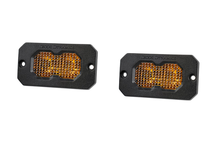 C2 2.0 Yellow Max Flush Mount LED Pods