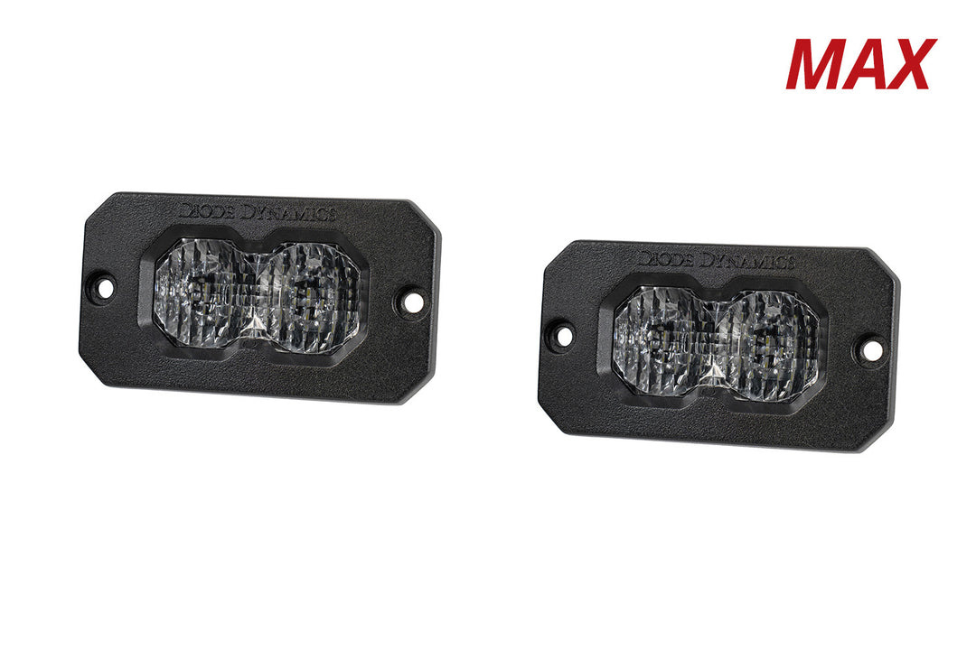C2 2.0 White Max Flush Mount LED Pods
