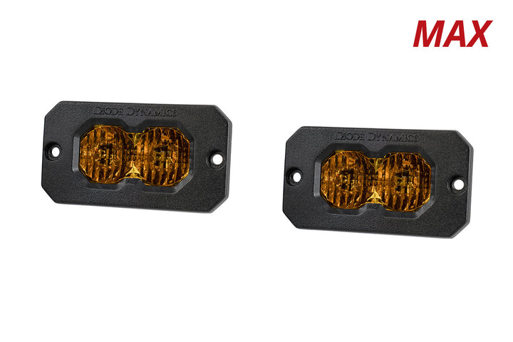 C2 2.0 Yellow Max Flush Mount LED Pods