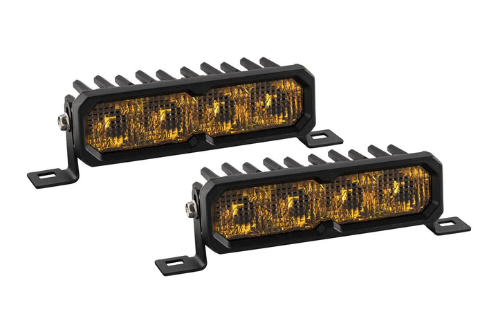 SS6 Yellow LED Light Bar (pair)
