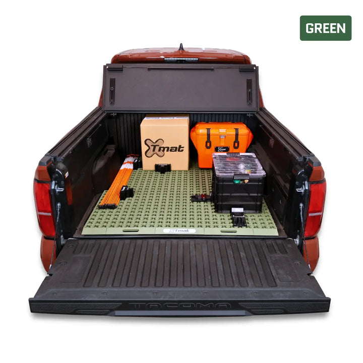 Tmat Midsize Truck Bed Organizer Slide Out Mat fits 2005+ Toyota Tacoma 5' Bed