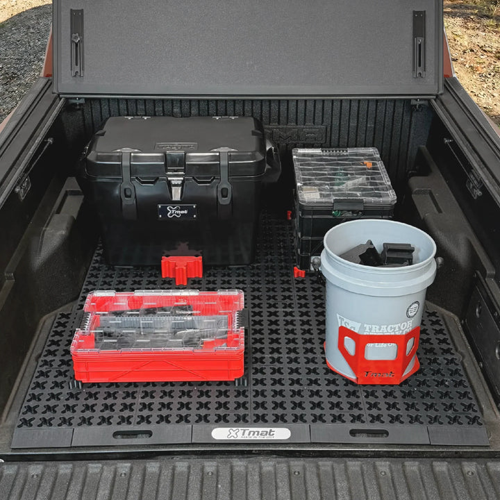 Tmat Midsize Truck Bed Organizer Slide Out Mat fits 2005+ Toyota Tacoma 5' Bed