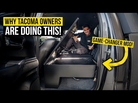 2016-2023 Toyota Tacoma Rear Seat-Delete Storage System