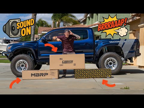2005-2015 Toyota Tacoma 4.0L Short Bed Carven Exhaust Dump Exit Exhaust Kit