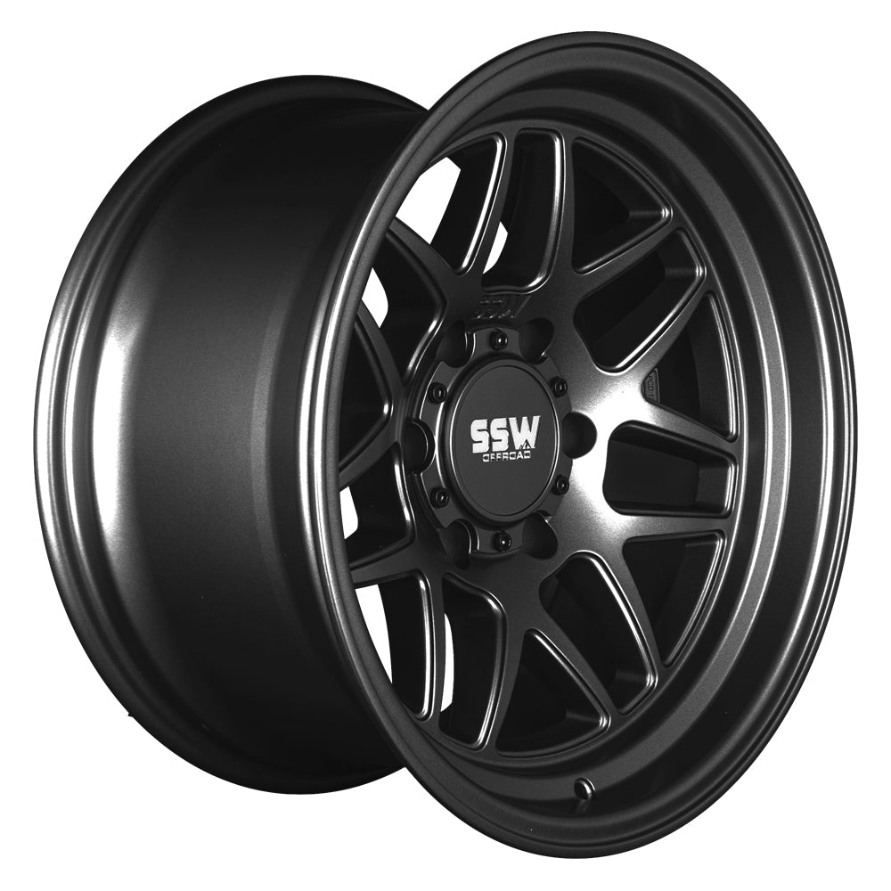 SIERRA | MATTE BLACK | 17X9.0 |-25