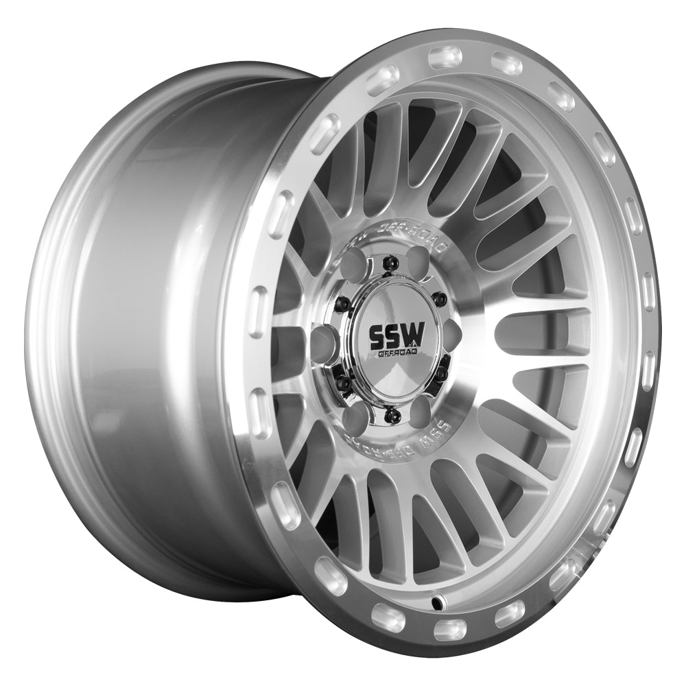 GRIFFON | MACHINED SILVER | 17X9.0 | -25