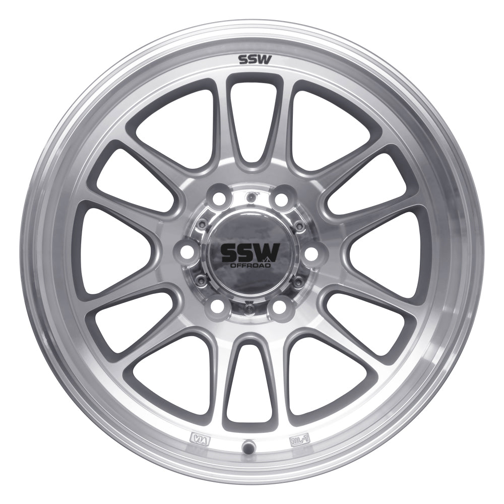 RAPTOR | MACHINED SILVER | 17X9.0 | -12