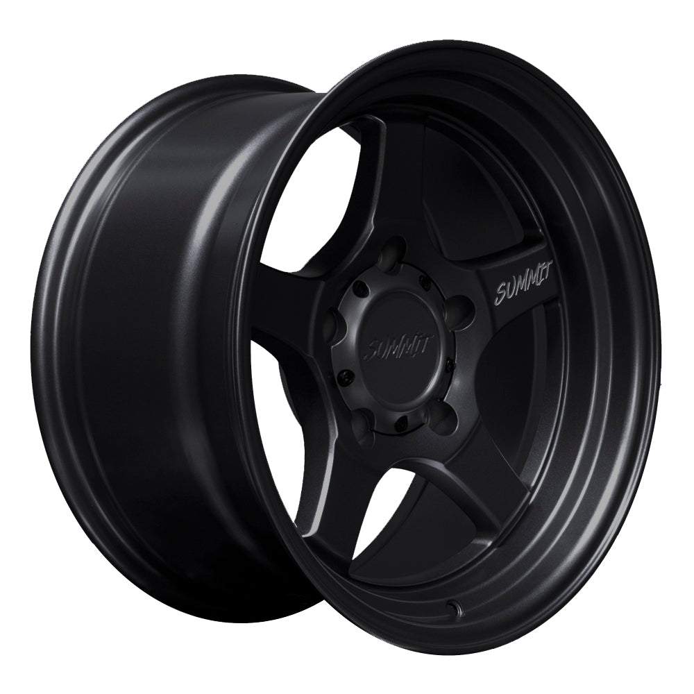 STRYKER | MATTE BLACK | 17x9.0 | +0 [5 LUG]