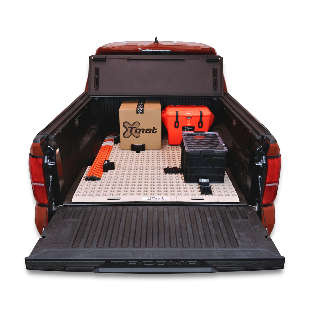 Tmat Midsize Truck Bed Organizer Slide Out Mat fits 2005+ Toyota Tacoma 5' Bed