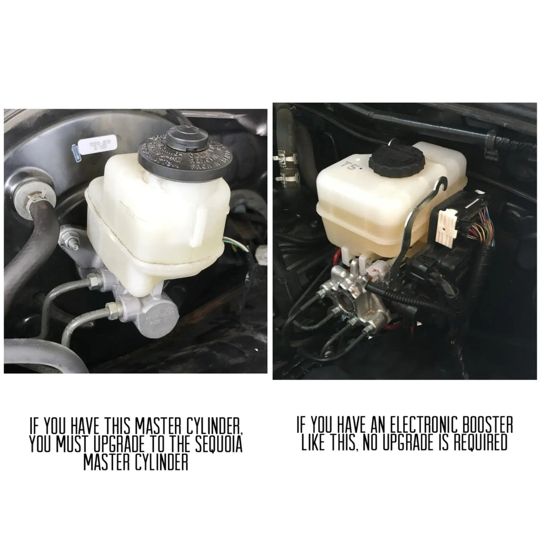 4 Piston Rear Big Brake Kit Disc Conversion | w/ Optional Parking Brake Fits 2005-2023 Toyota Tacoma