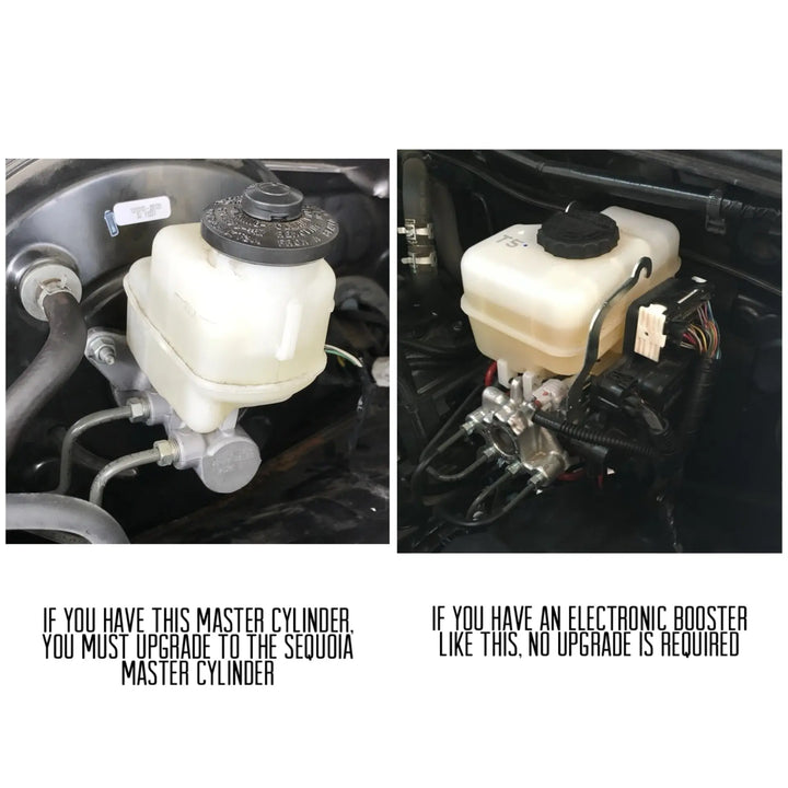 4 Piston Rear Big Brake Kit Disc Conversion | w/ Optional Parking Brake Fits 2005-2023 Toyota Tacoma