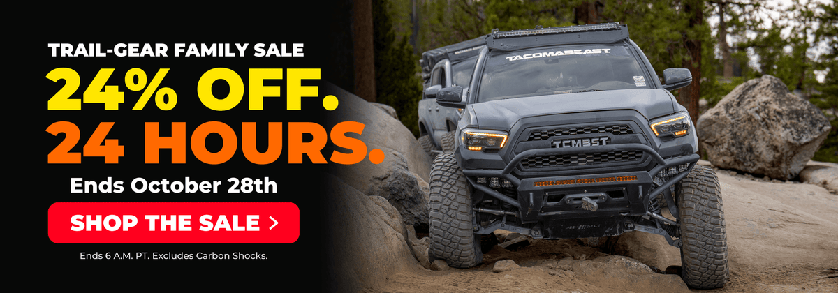 Shop the Trail-Gear family sale: 24% off for 24 hours. Ends October 28 at 6 a.m. PT. Excludes Carbon Shocks.