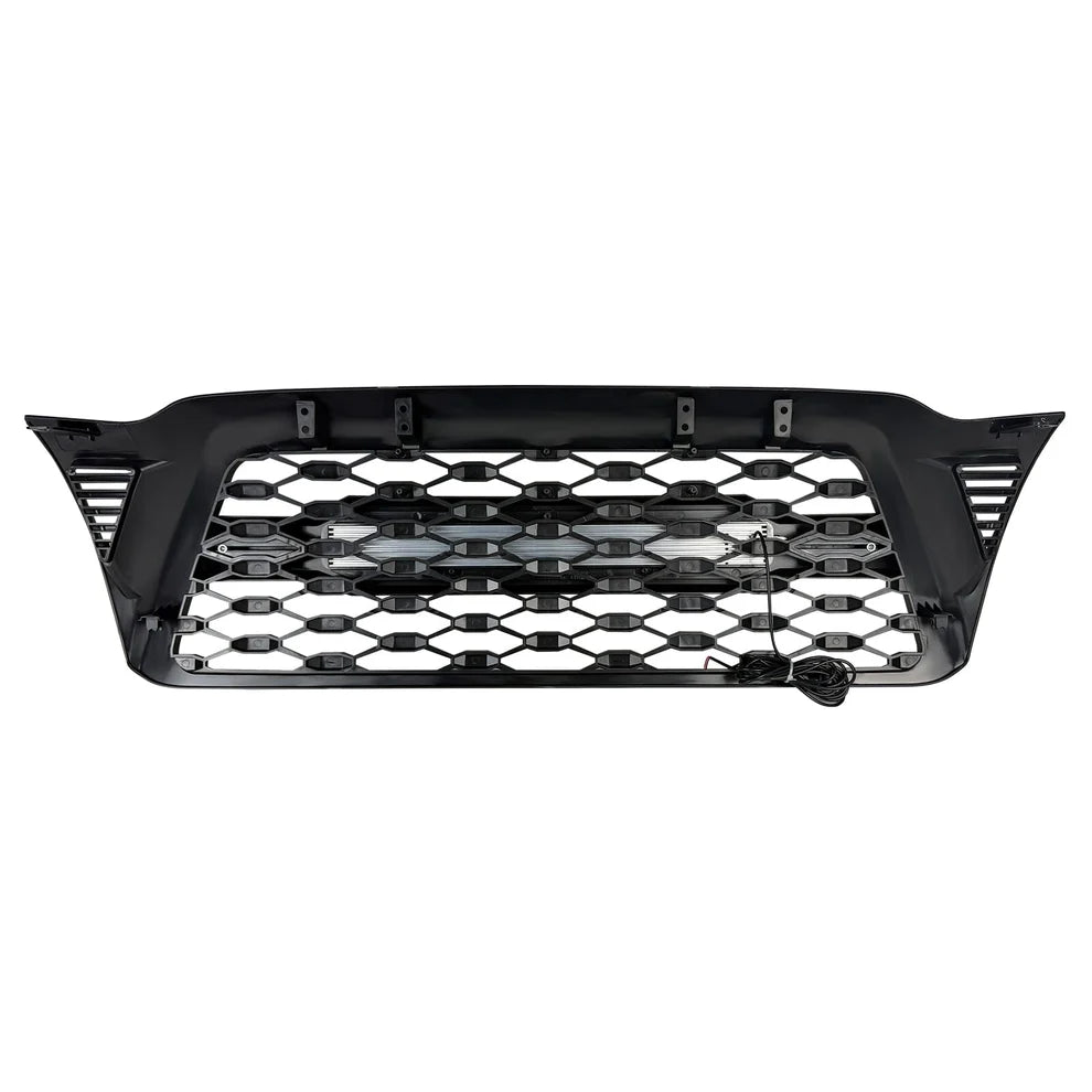 TRD PRO Style Grille W/ LED Off-Road Lights - Matte Black for 2005-2011 Toyota Tacoma
