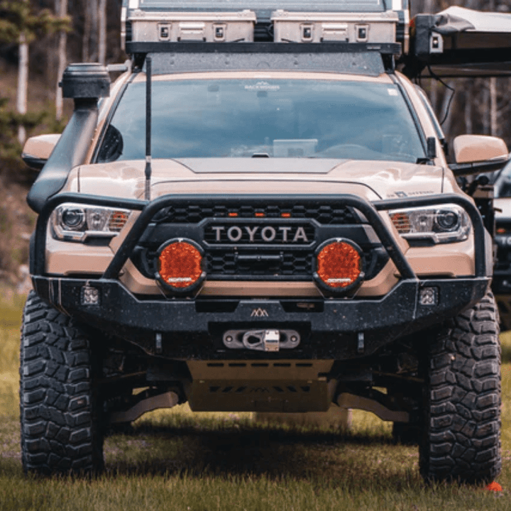 2016+ Toyota Tacoma Hi-Lite Overland Front Bumper with Bull Bar