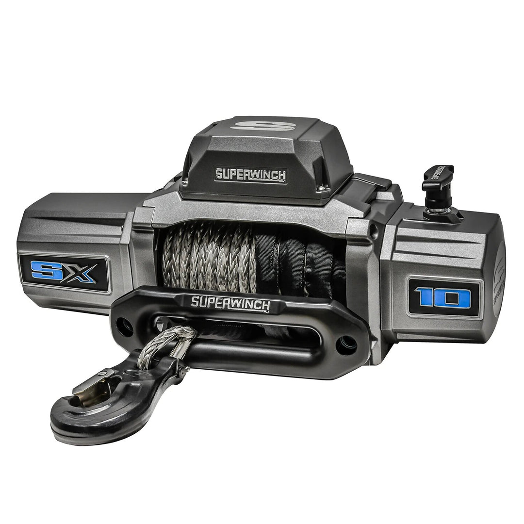 SX10000SR 12VDC Winch 10000LBS Single Line Pull - Synthetic Rope