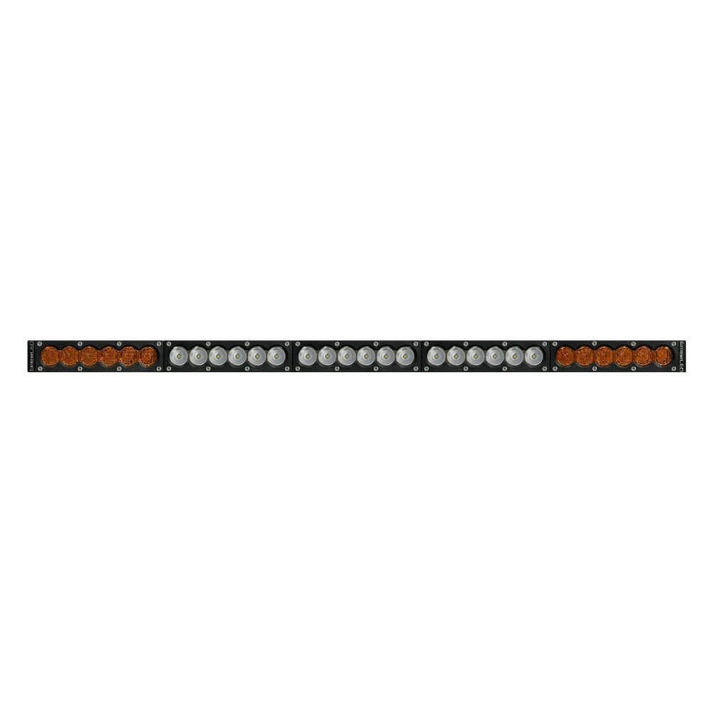 30" X6s Slim Amber/White 150w Led Light Bar & Harness