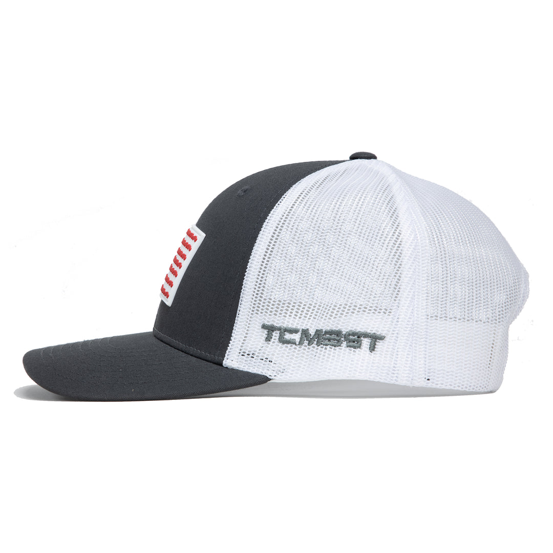 Tacoma USA PVC Flag - Grey Trucker Hat - Limited Edition