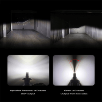 AlphaRex Black Ammo Panoramic LED light bulbs