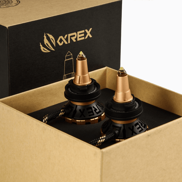 AlphaRex Gold Ammo Panoramic LED light bulbs
