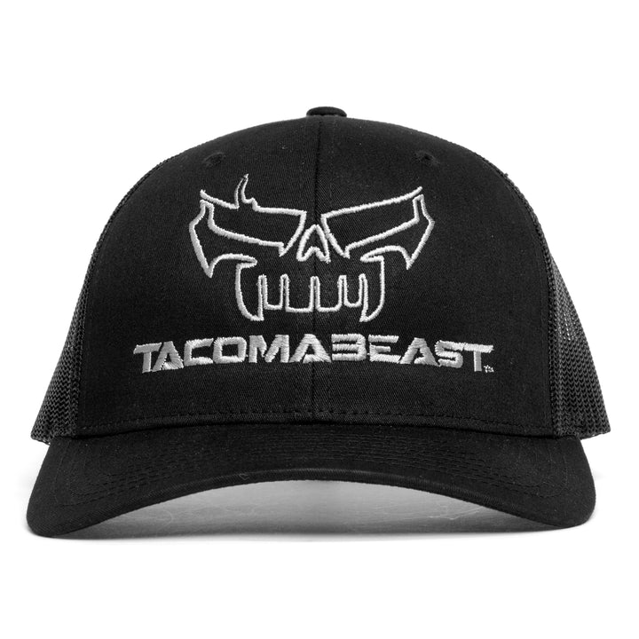 TacomaBeast Skull Trucker Hat - Black