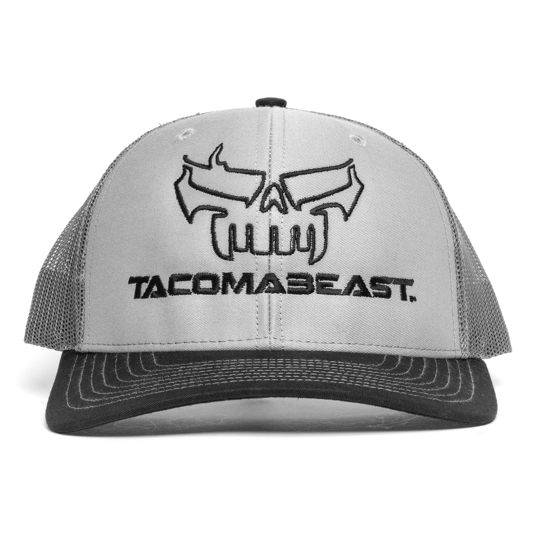 TacomaBeast Skull Trucker Hat - Grey