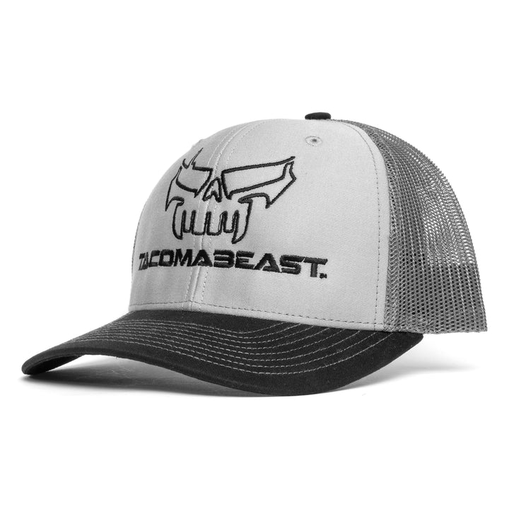 TacomaBeast Skull Trucker Hat - Grey