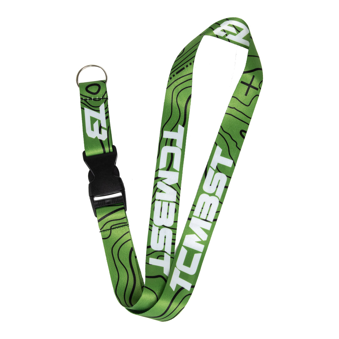 Green Topography TCMBST Lanyard