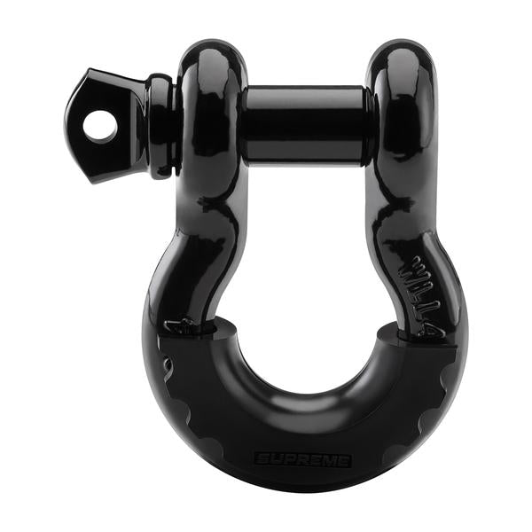 Multi-Function Hitch Receiver Skid Plate + D-Ring Shackle + Isolator Universal Body Armor - Black