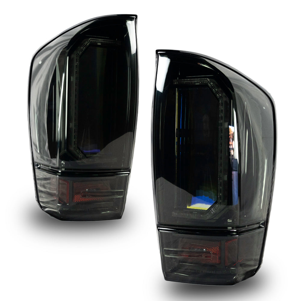 Infinity Back Lights Tacoma Infinity Tail Lights Fits 2016–2023. Smoked, Plug & Play.