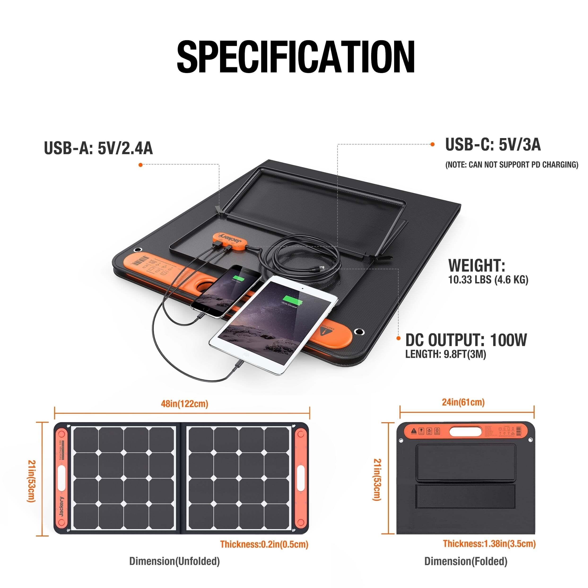 Jackery Solar Saga 100 Solar Panel