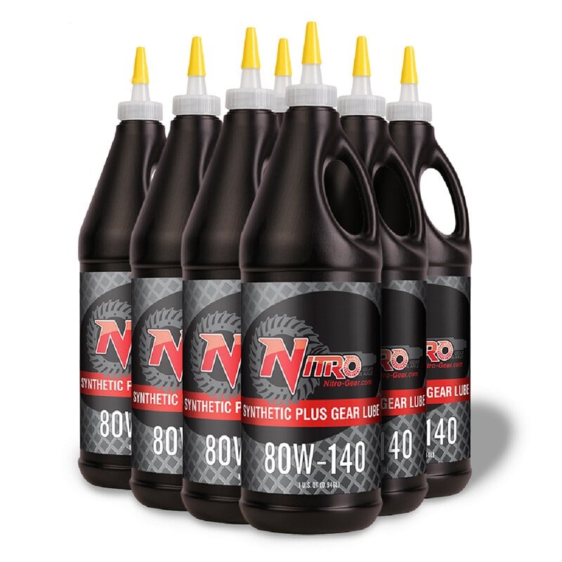 80W-140 Nitro Para-Synthetic Plus Gear Oil, GL5 (7 Quarts)